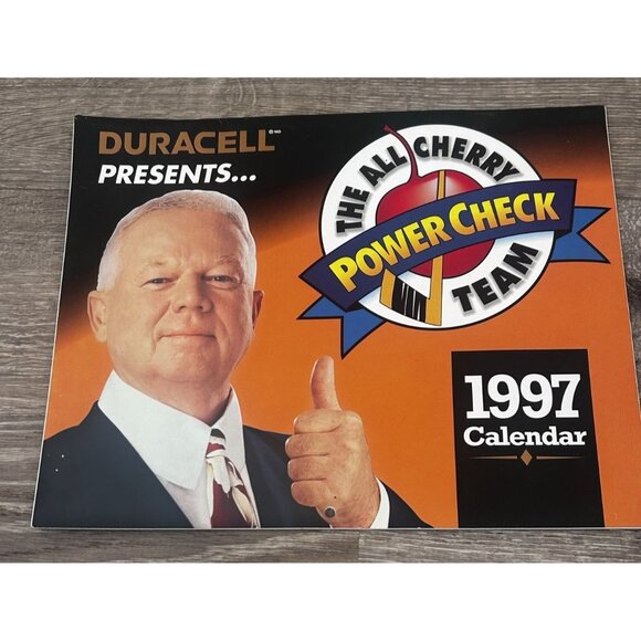 Don Cherry The All Cherry Power Check Team 1997 Calendar From Duracell - Picture 1 of 5